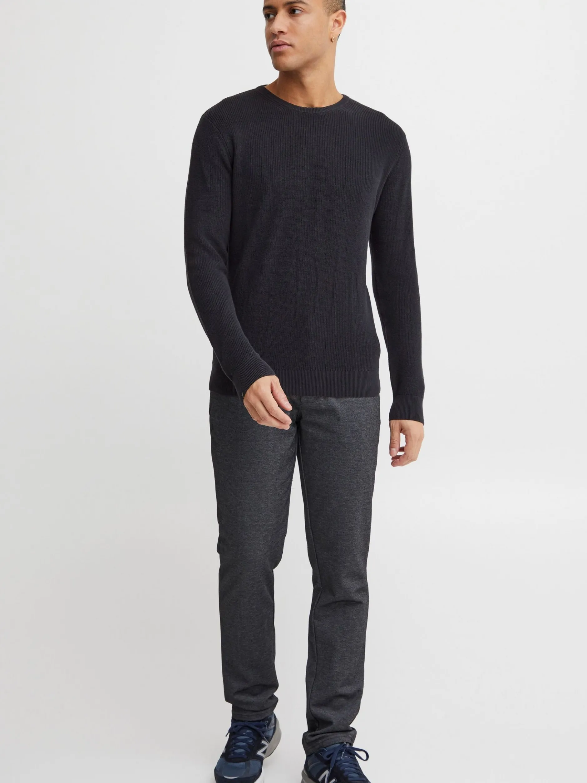 11 Project Herren Strickpullover - PREdwin in schwarz
