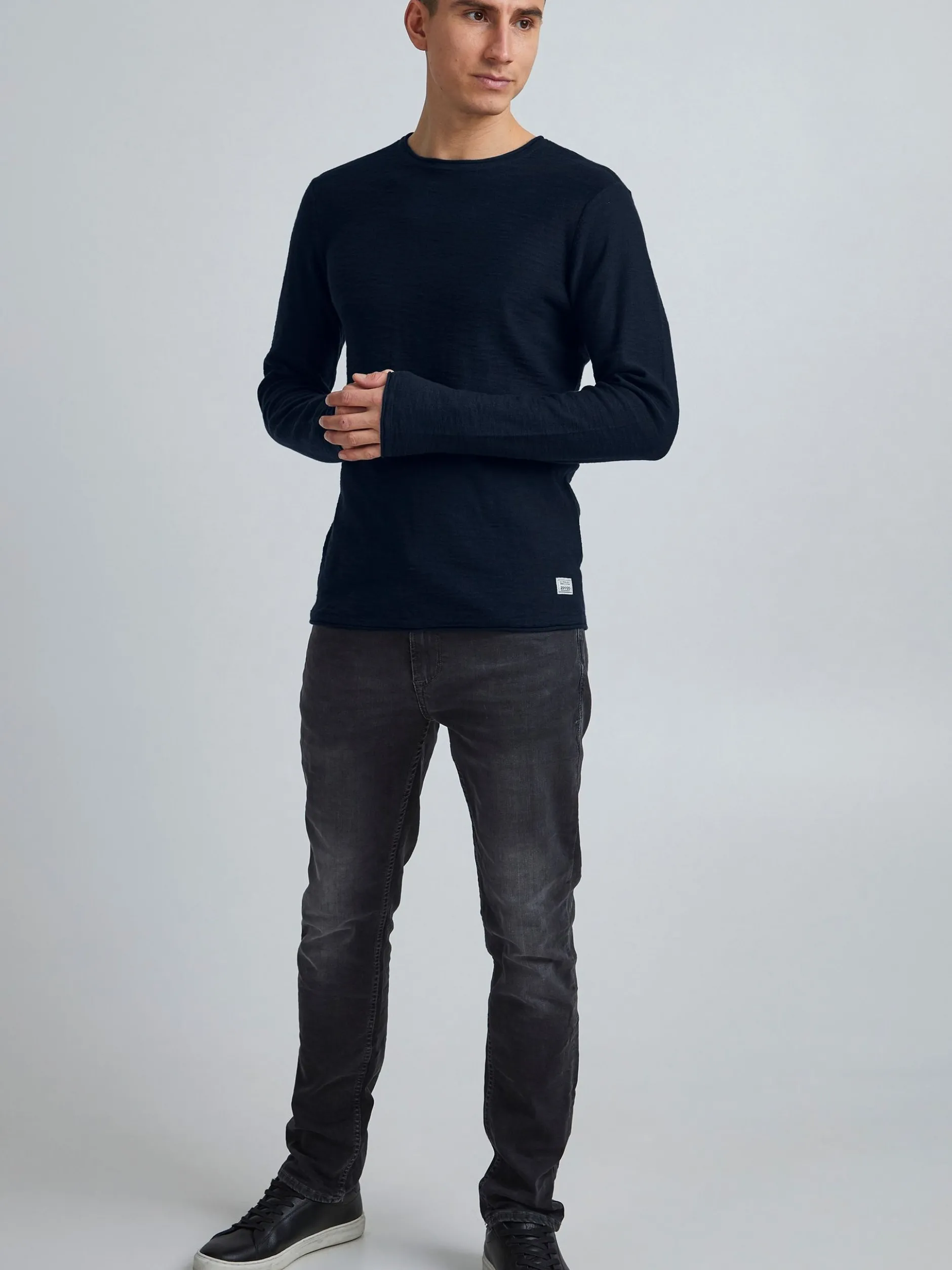 11 Project Herren Strickpullover - PRFriko in blau
