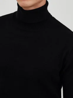 11 Project Herren Strickpullover - PRIngbert in schwarz