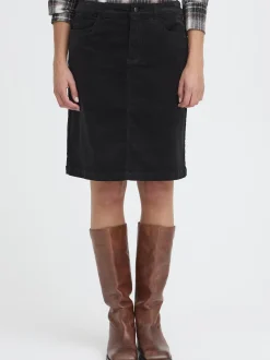PULZ Jeans Damen Casual PZSALLY Hohe Taille in schwarz