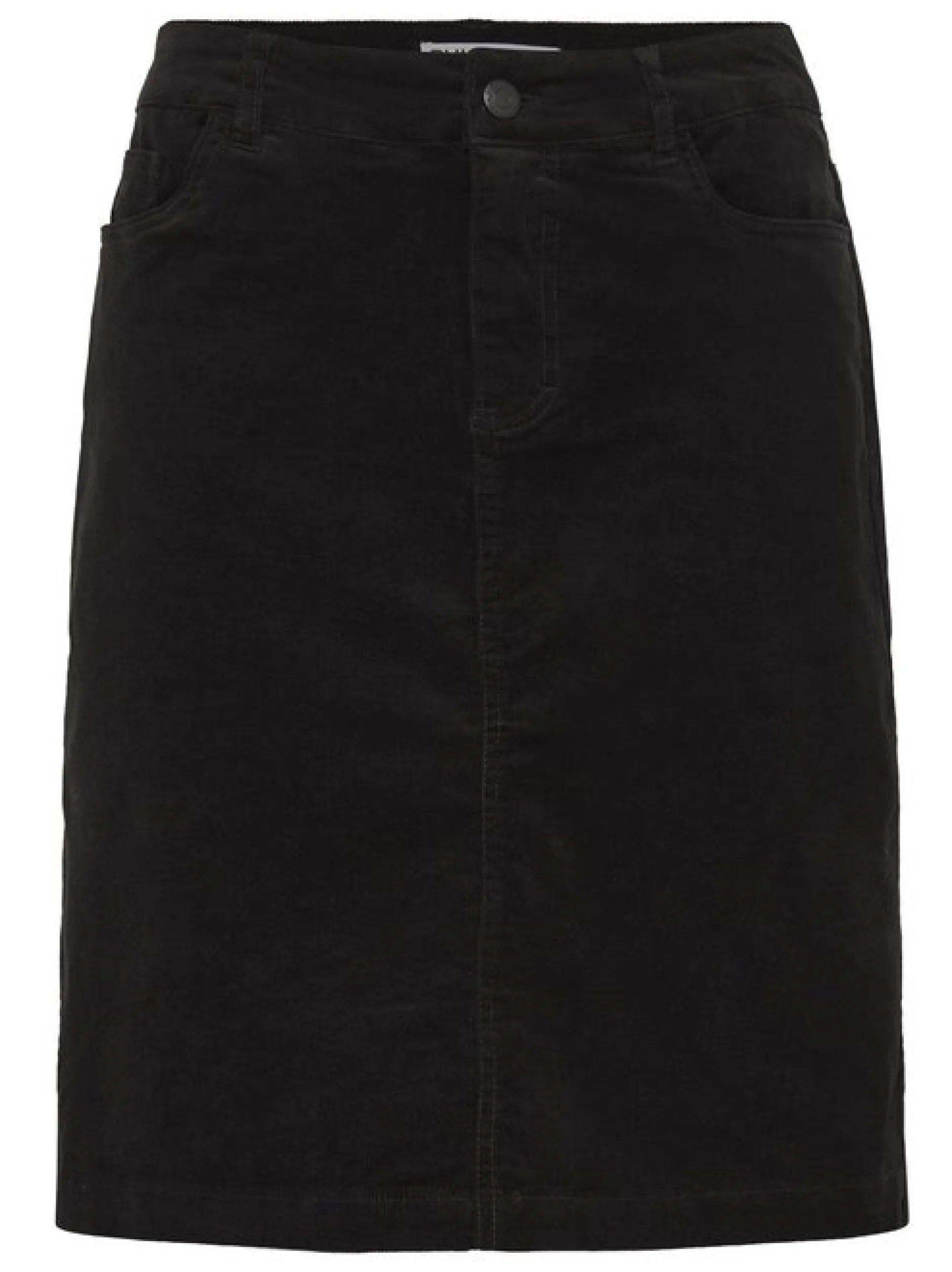 PULZ Jeans Damen Casual PZSALLY Hohe Taille in schwarz