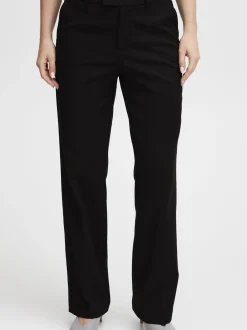 PULZ Jeans Damen Hose PZBINDY in schwarz