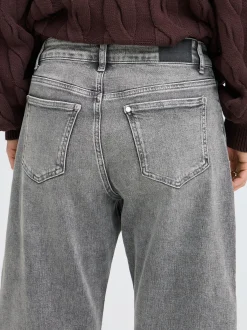 PULZ Jeans Damen Jeans PZANNI in grau denim