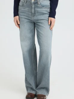 PULZ Jeans Damen Jeans PZAPRIL in blue stone denim