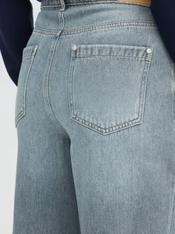 PULZ Jeans Damen Jeans PZAPRIL in blue stone denim