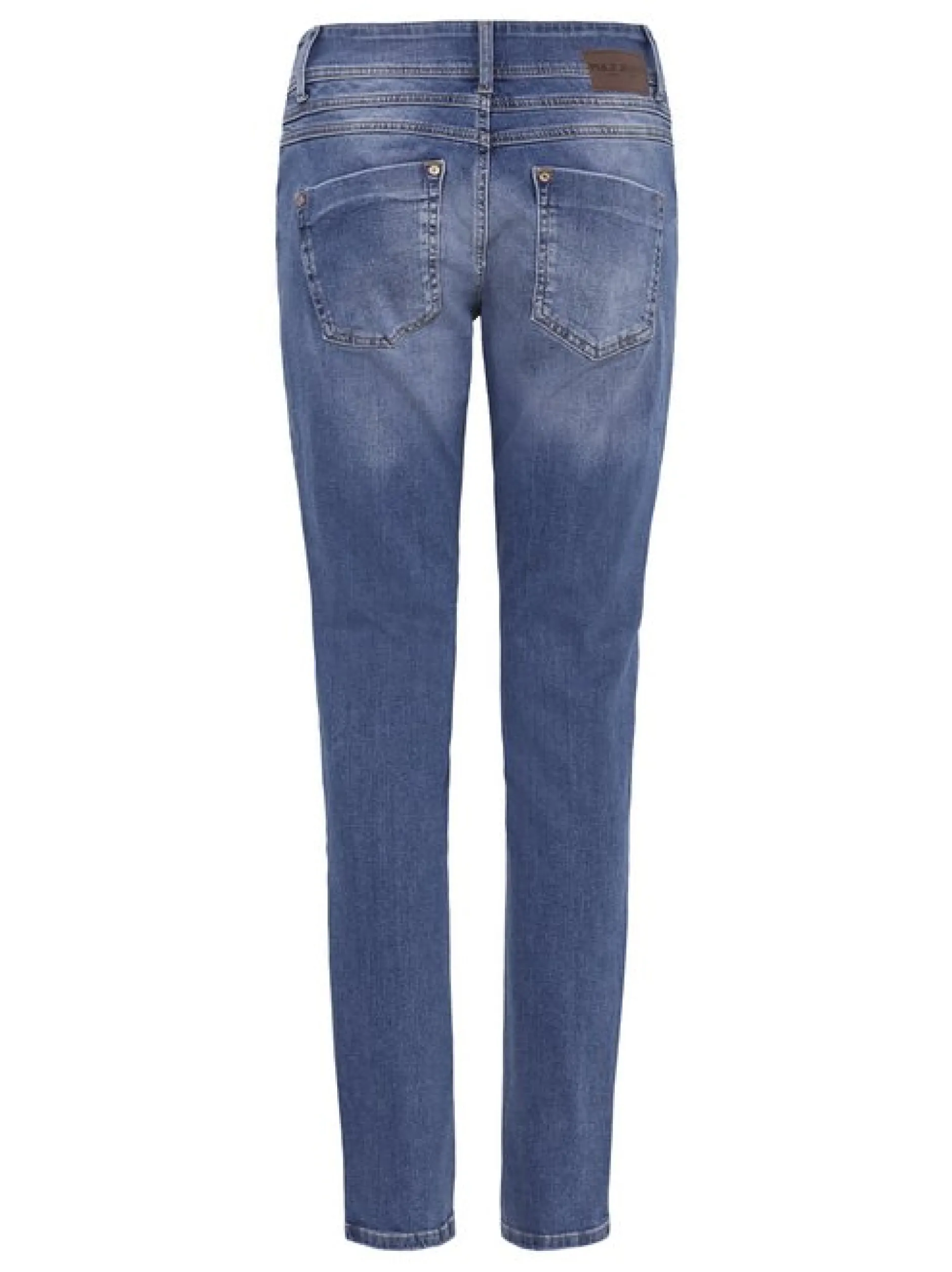 PULZ Jeans Damen Jeans PZSUZY Hohe Taille in medium stone denim