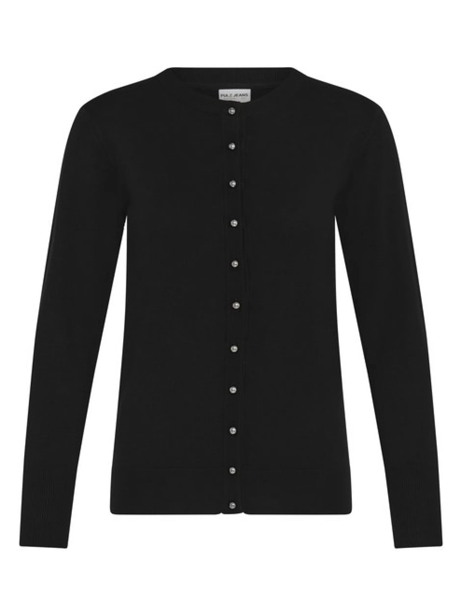 PULZ Jeans Damen Strickjacke PZSARA in schwarz