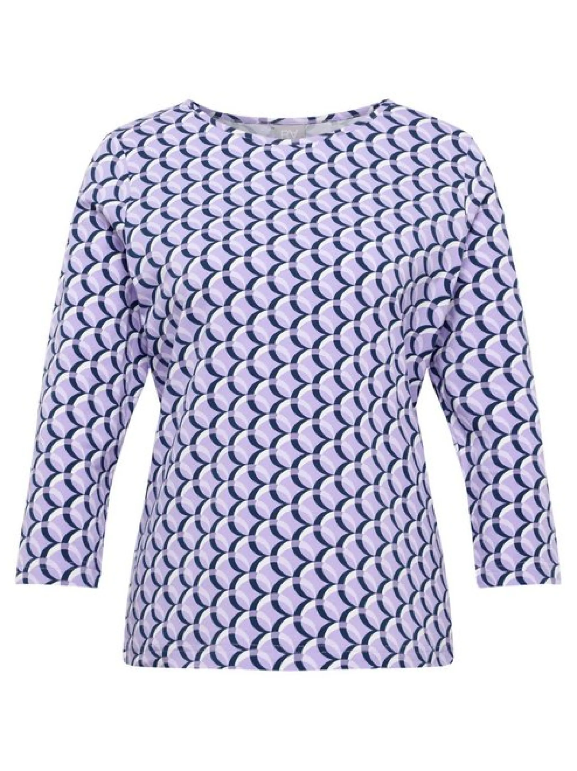 RABE Damen Langarmshirt in lila mehrfarbig