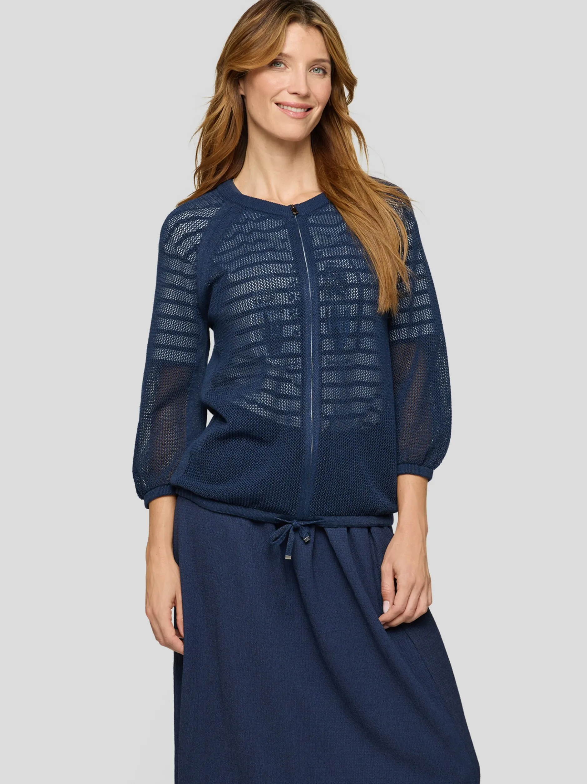 RABE Damen Strickjacke in blau