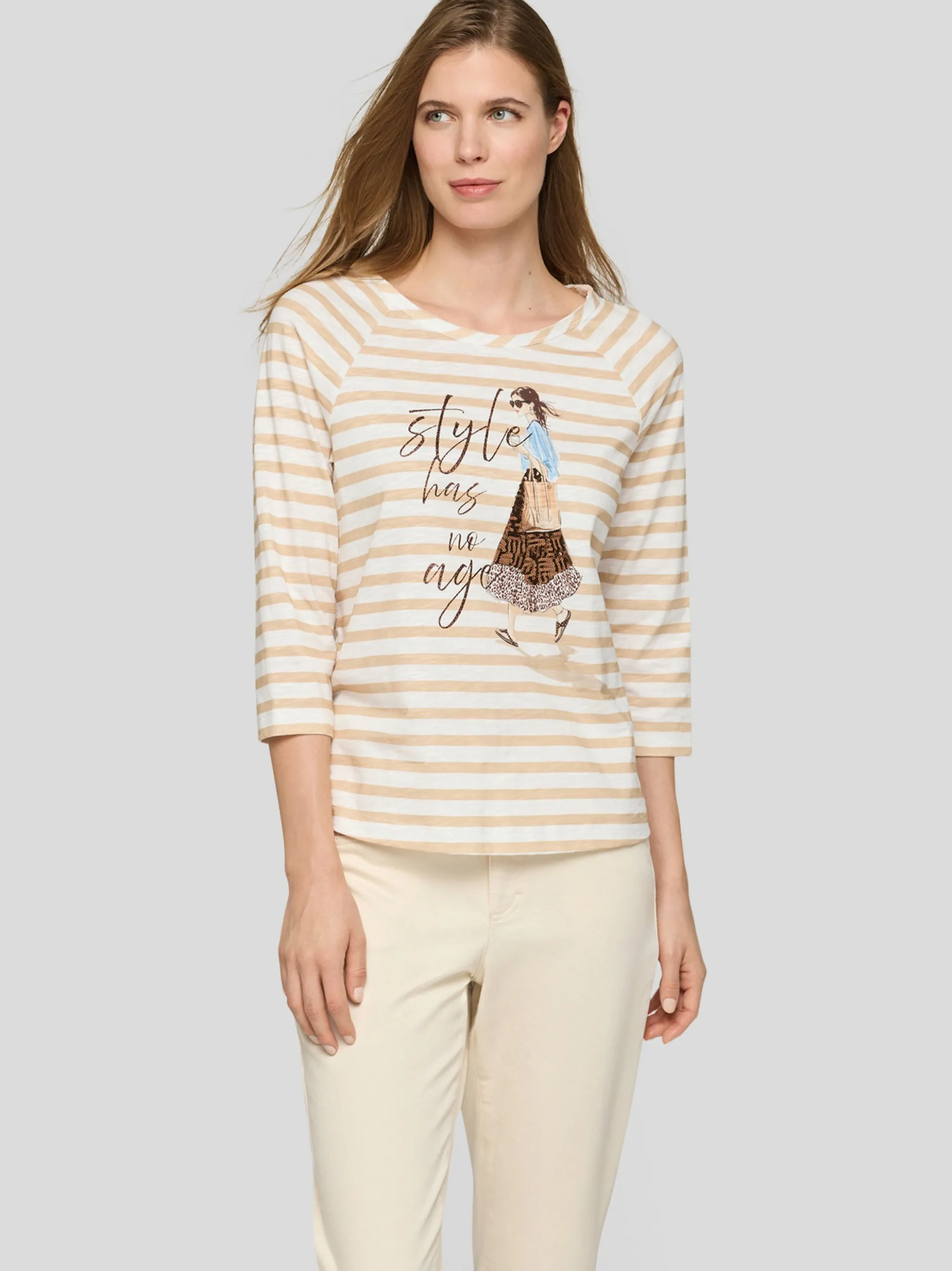 RABE Damen T-Shirt in beige