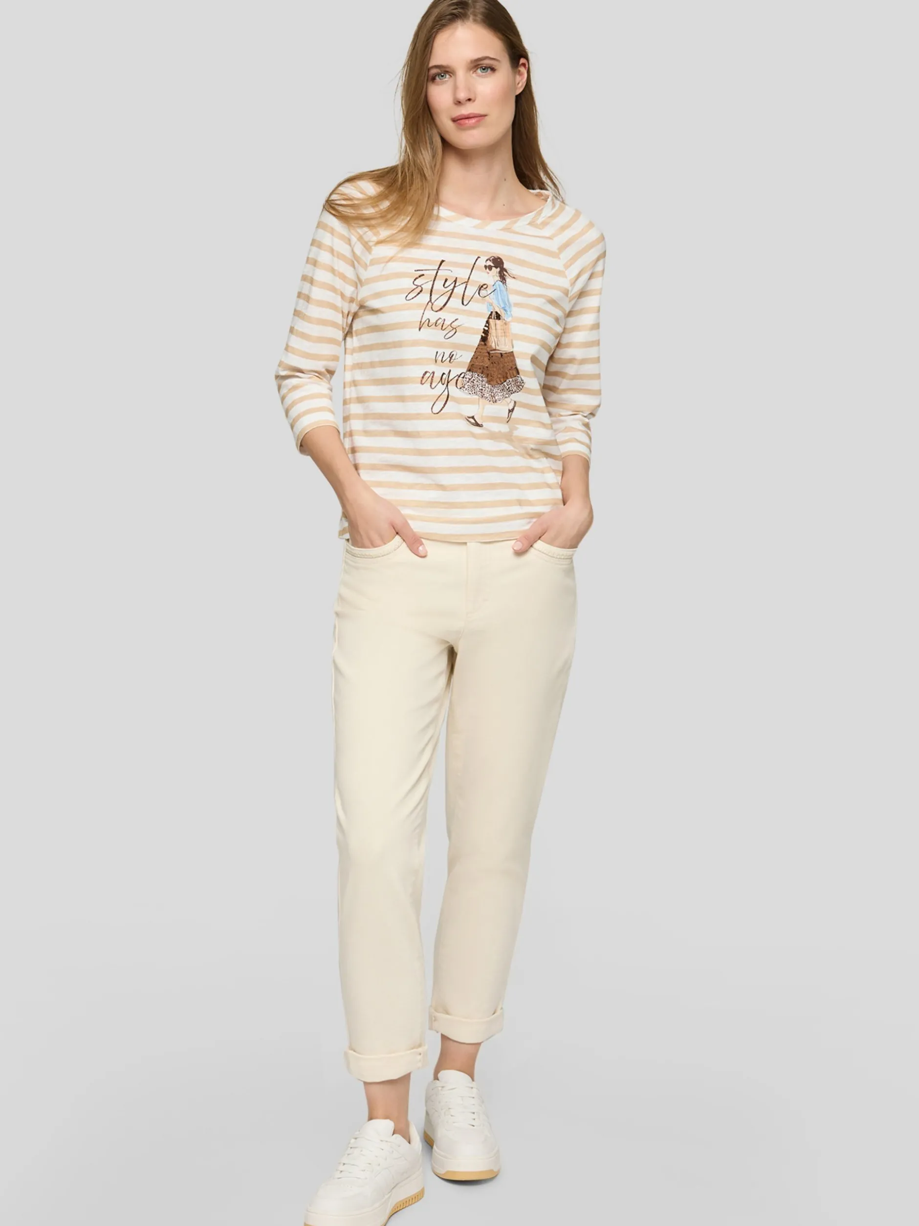 RABE Damen T-Shirt in beige