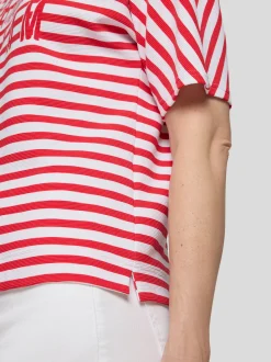 RABE Damen T-Shirt in koralle weiß