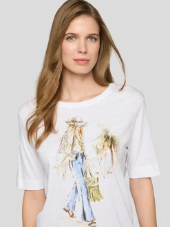 RABE Damen T-Shirt in weiß