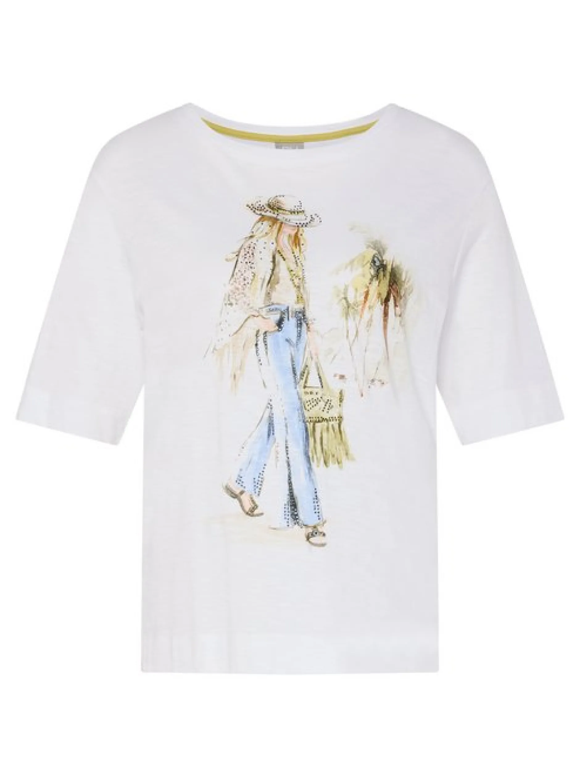 RABE Damen T-Shirt in weiß