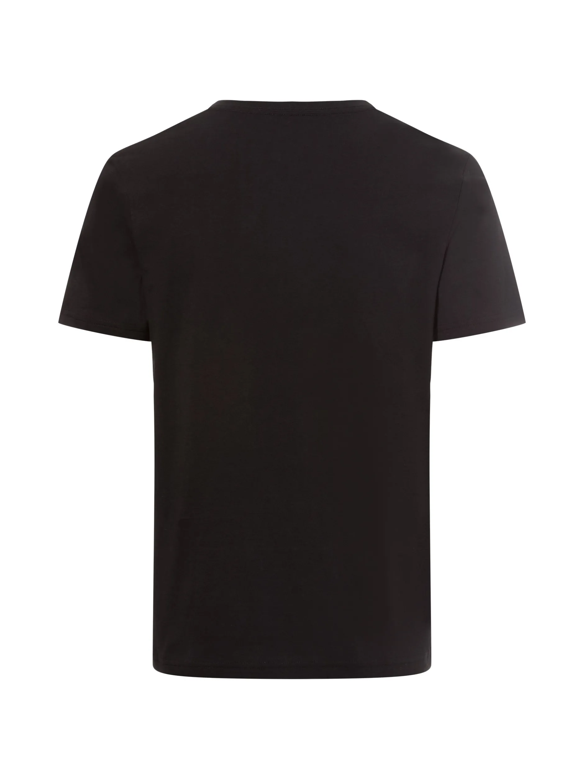 Ragman Herren Doppelpack T-Shirt in schwarz