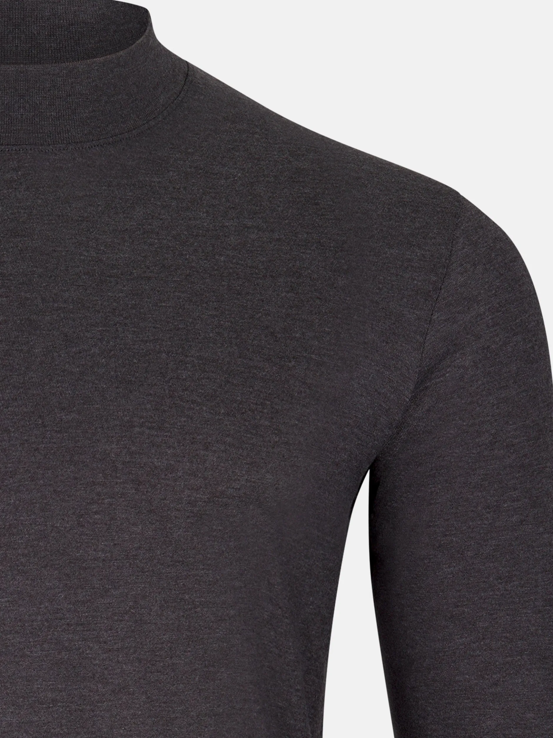 Ragman Herren Langarmshirt im 3er-Pack in grau