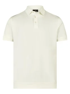 Ragman Herren Poloshirt - Basic in ecru