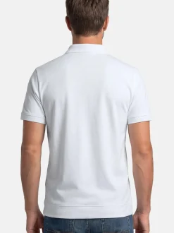 Ragman Herren Poloshirt - Basic in weiß