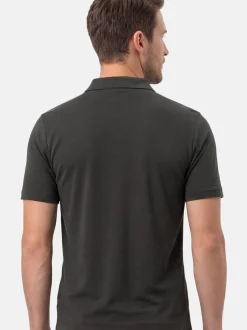 Ragman Herren Poloshirt im 2er-Pack in anthrazit