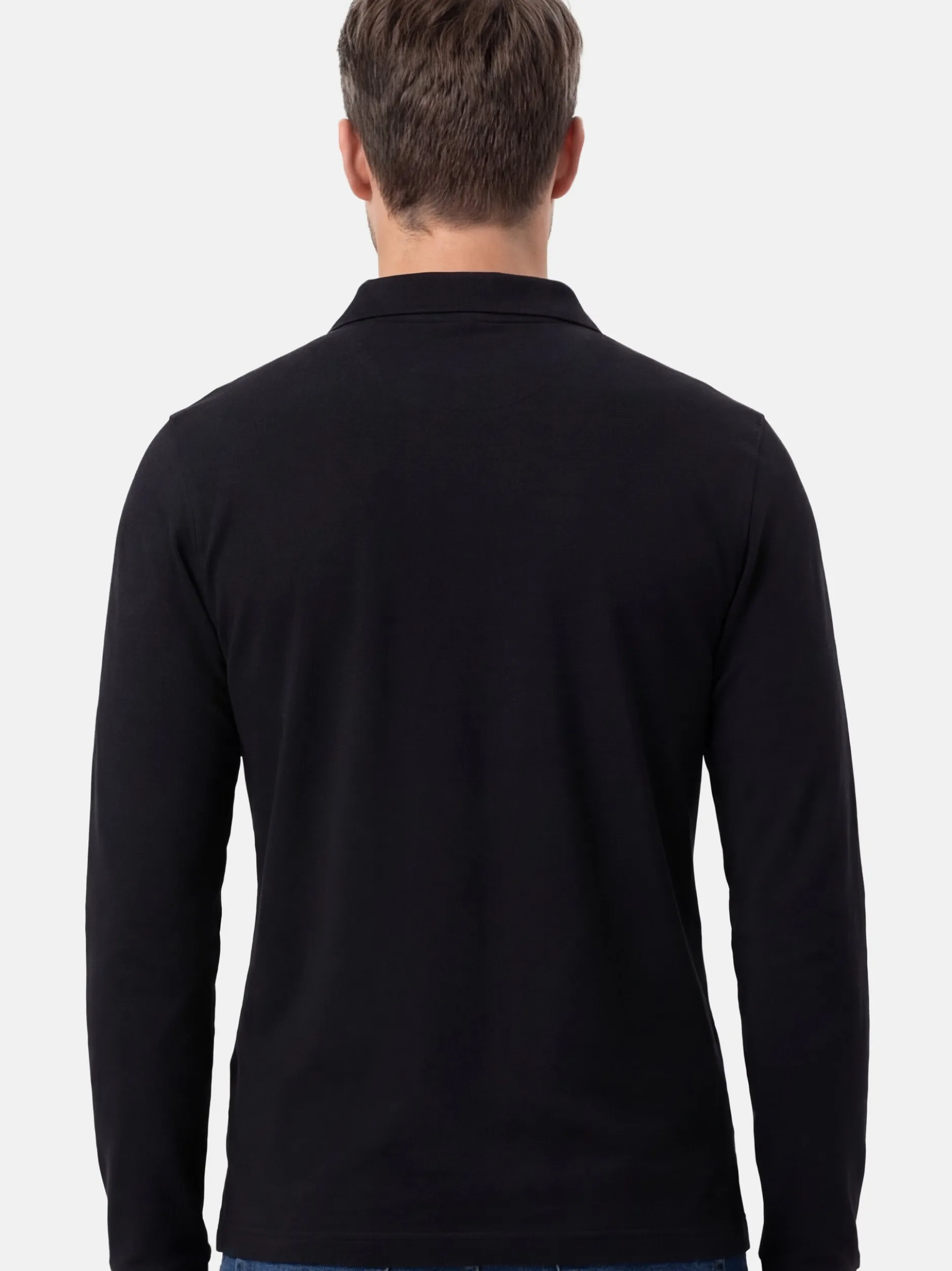 Ragman Herren Poloshirts im 3er-Pack in schwarz