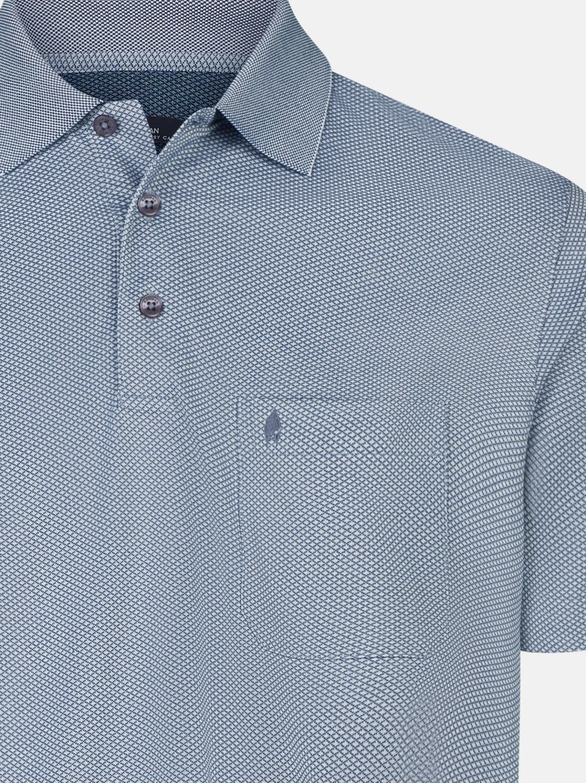 Ragman Herren Poloshirts im 2er-Pack in mehrfarbig