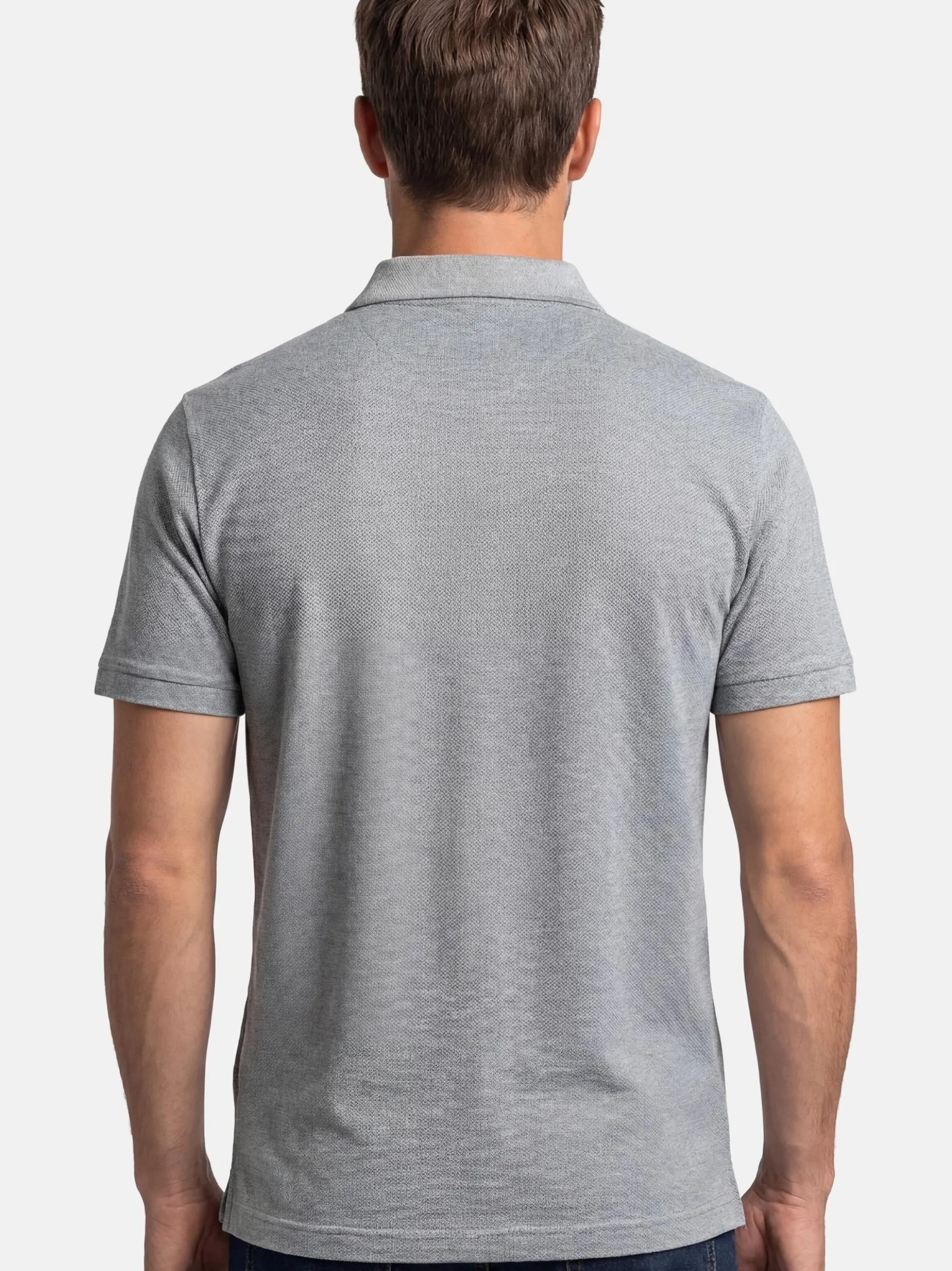Ragman Herren Poloshirts im 2er-Pack in blue stone