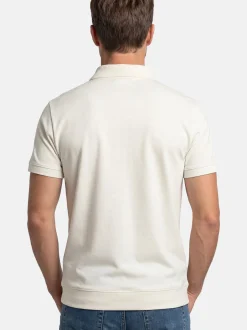 Ragman Herren Poloshirts im 2er-Pack in ecru