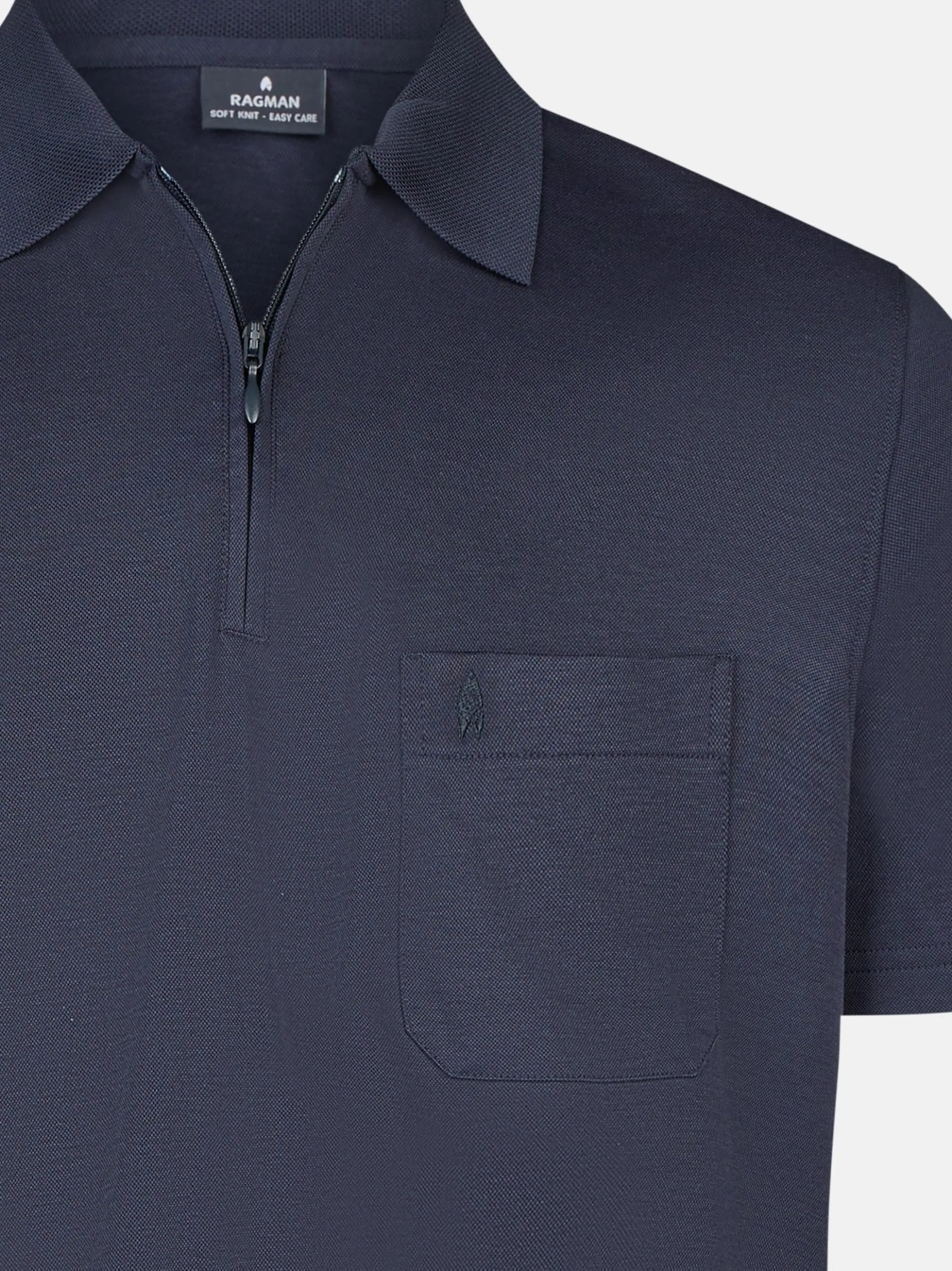 Ragman Herren Poloshirts im 2er-Pack in mehrfarbig