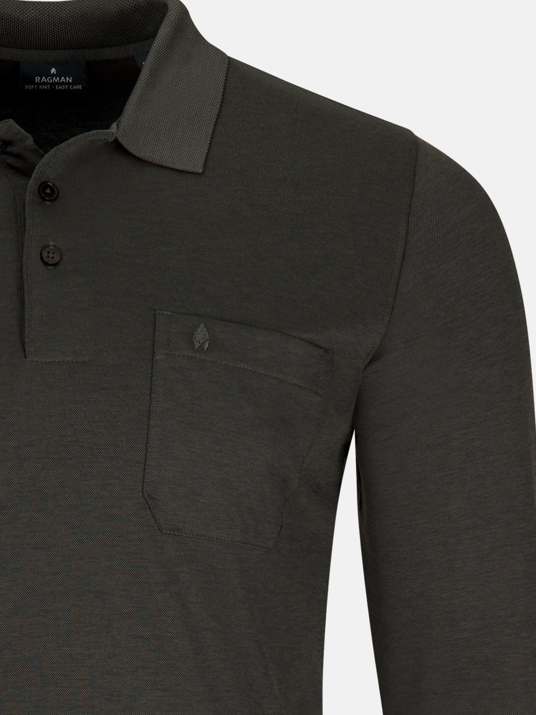 Ragman Herren Poloshirts im 2er-Pack in mehrfarbig