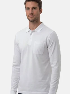 Ragman Herren Poloshirts im 2er-Pack in weiß