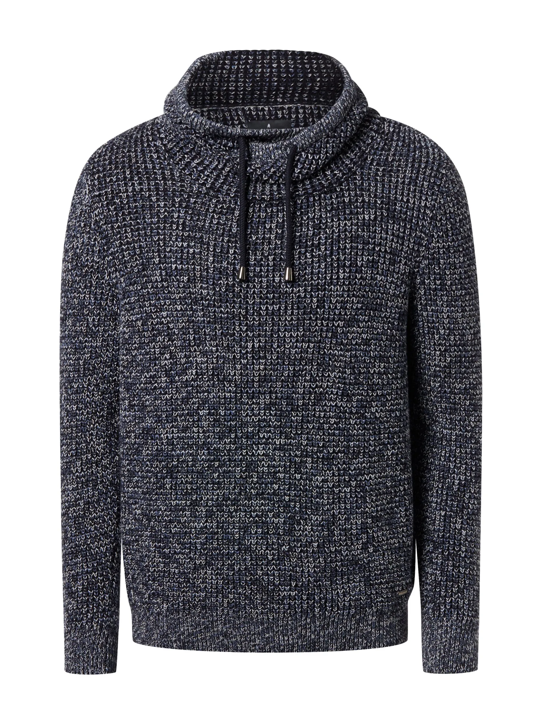 Ragman Herren Strickpullover in indigo - Ärmel: langarm
