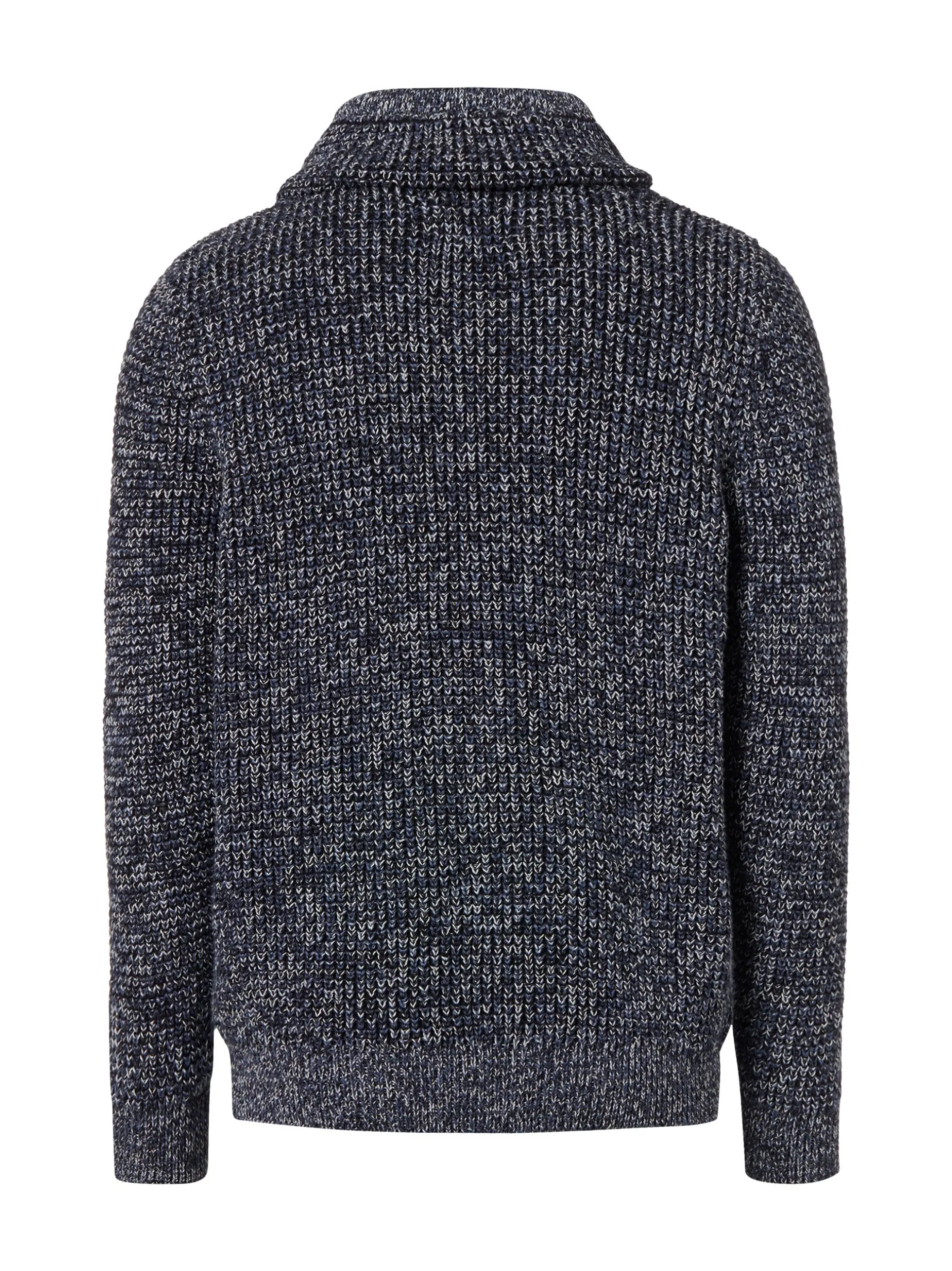 Ragman Herren Strickpullover in indigo - Ärmel: langarm