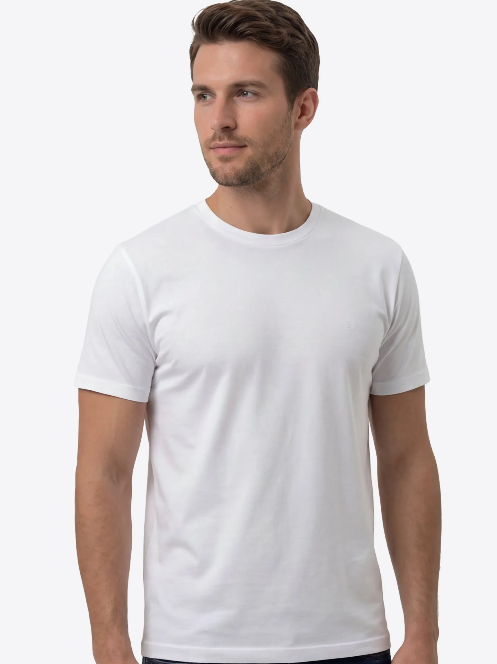 Ragman Herren Unterhemden im 4er-Pack in mehrfarbig