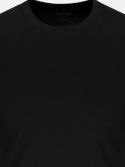 Ragman Herren Unterhemden im 4er-Pack in schwarz
