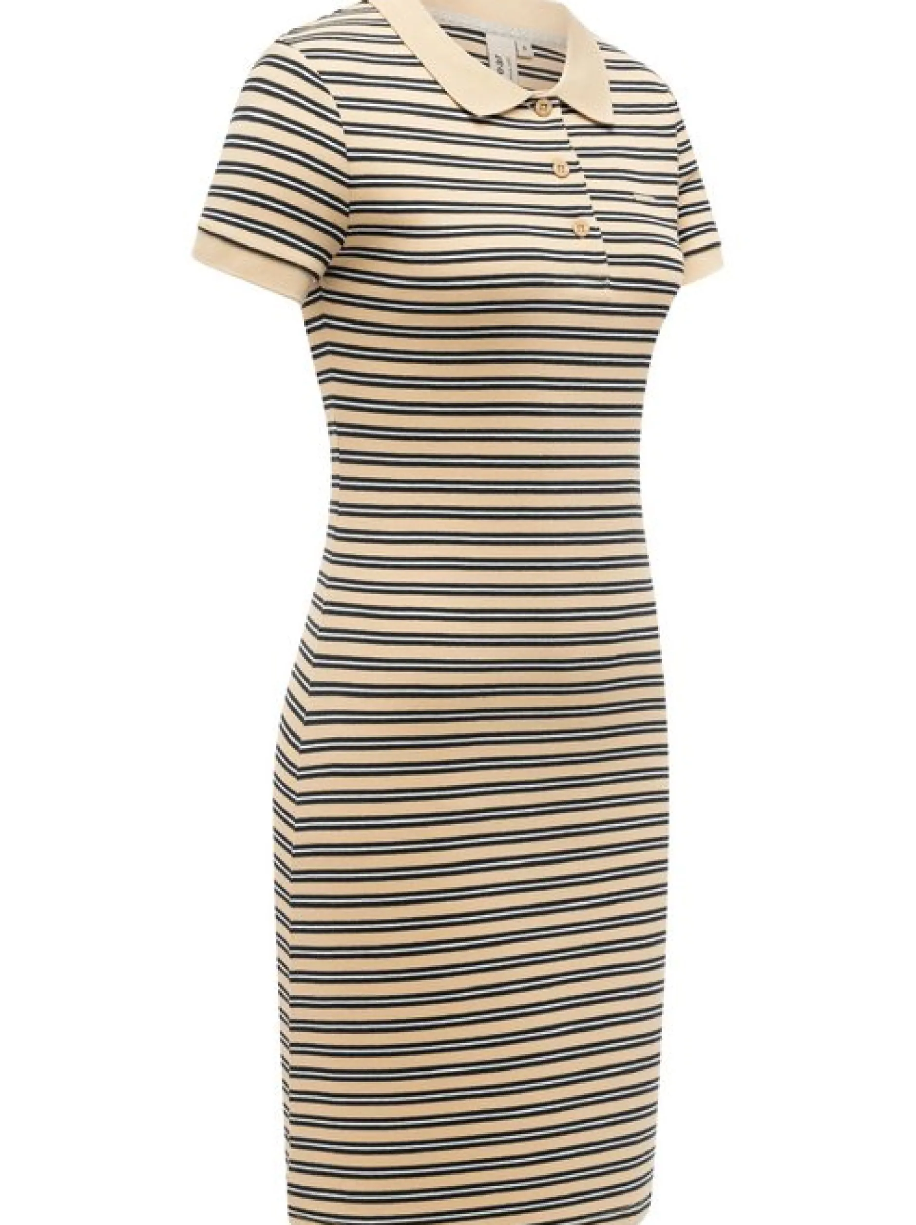 Ragwear Damen A-Linien-Kleid - Colaro Stripes Dress YOUMODO in sand