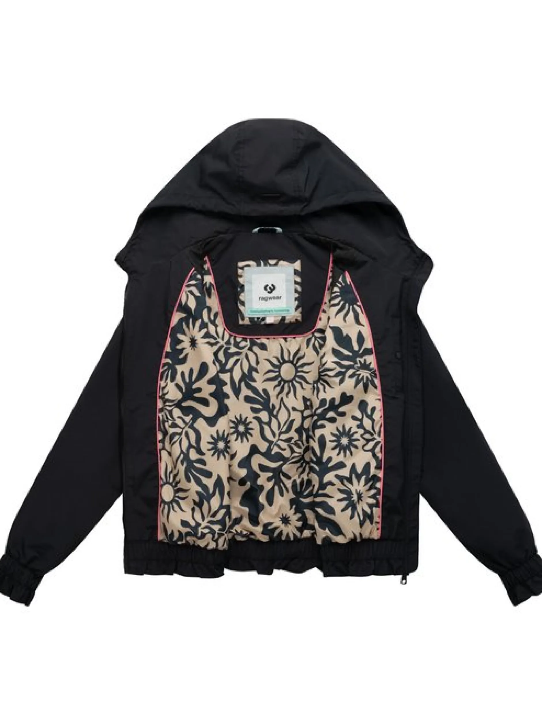 Ragwear Damen Übergangsjacke - Kissi in schwarz
