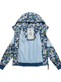 Ragwear Damen Übergangsjacke - Nuggie Block Flower in marine