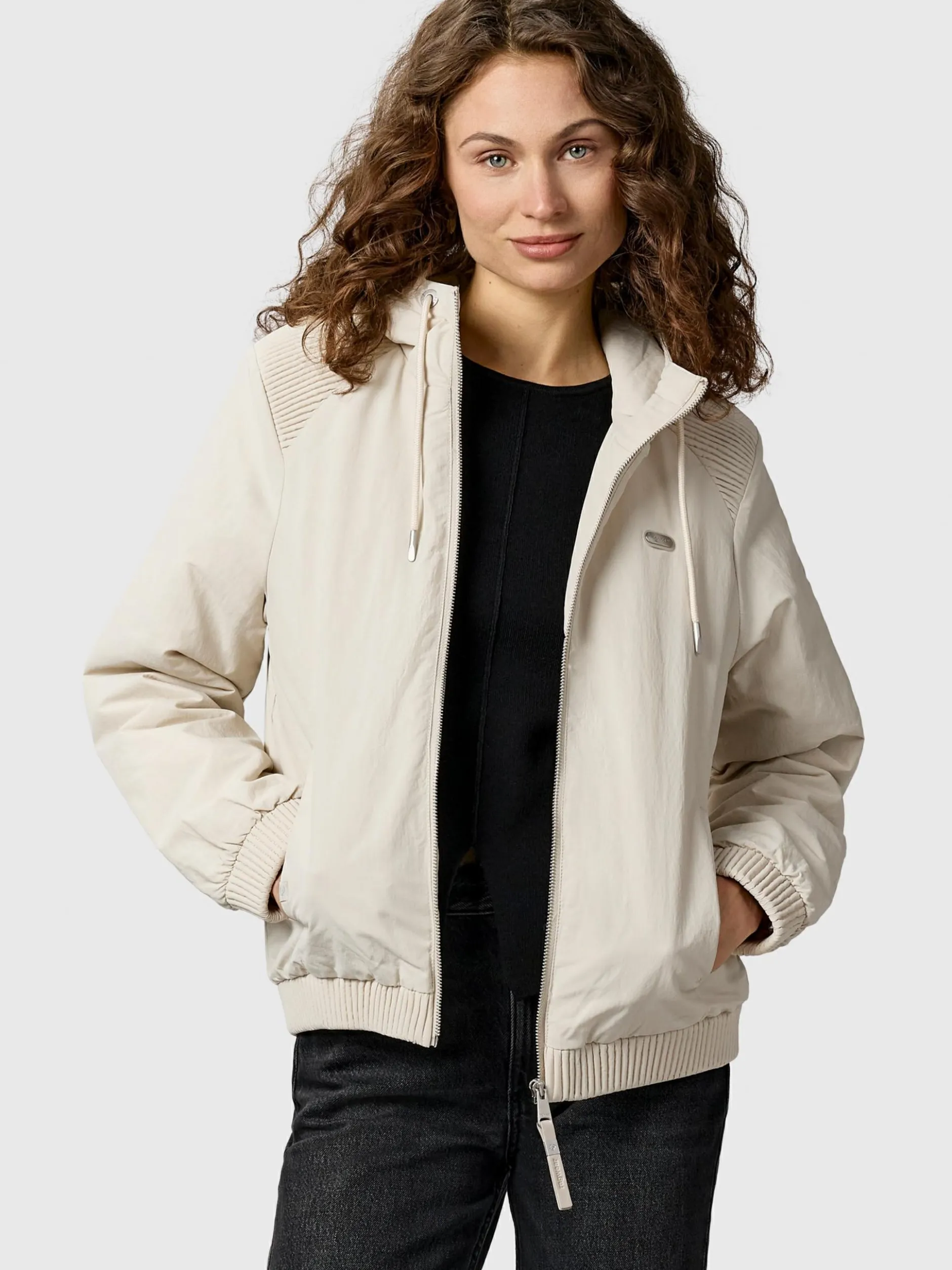 Ragwear Damen Bomberjacke - Chinta Warm YOUMODO in ecru