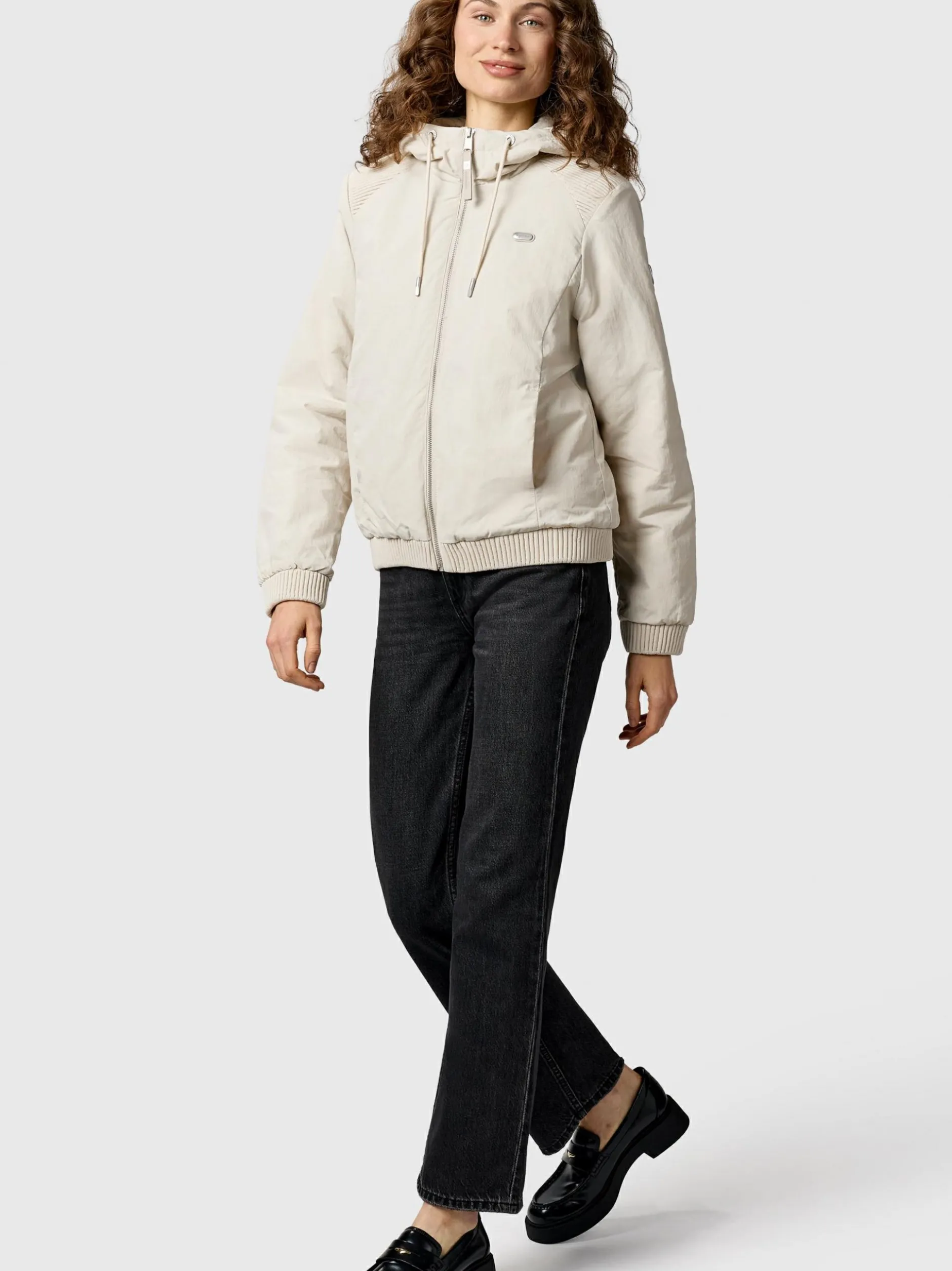 Ragwear Damen Bomberjacke - Chinta Warm YOUMODO in ecru