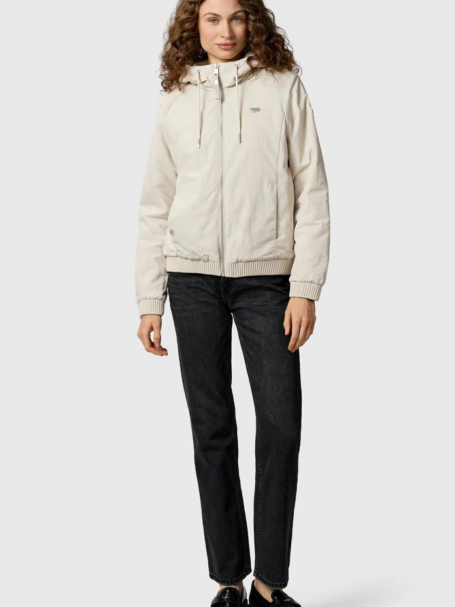 Ragwear Damen Bomberjacke - Chinta Warm YOUMODO in ecru