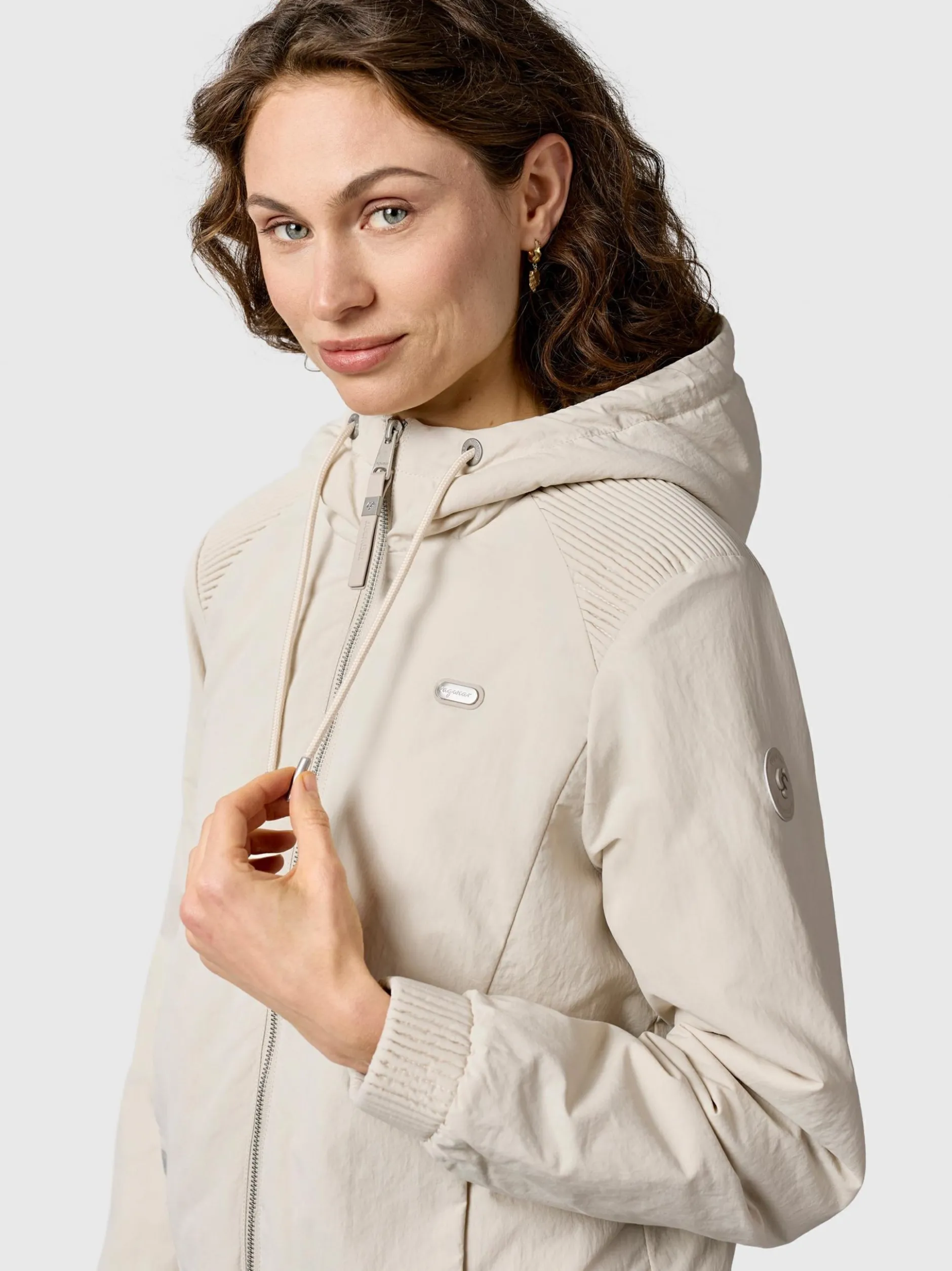 Ragwear Damen Bomberjacke - Chinta Warm YOUMODO in ecru