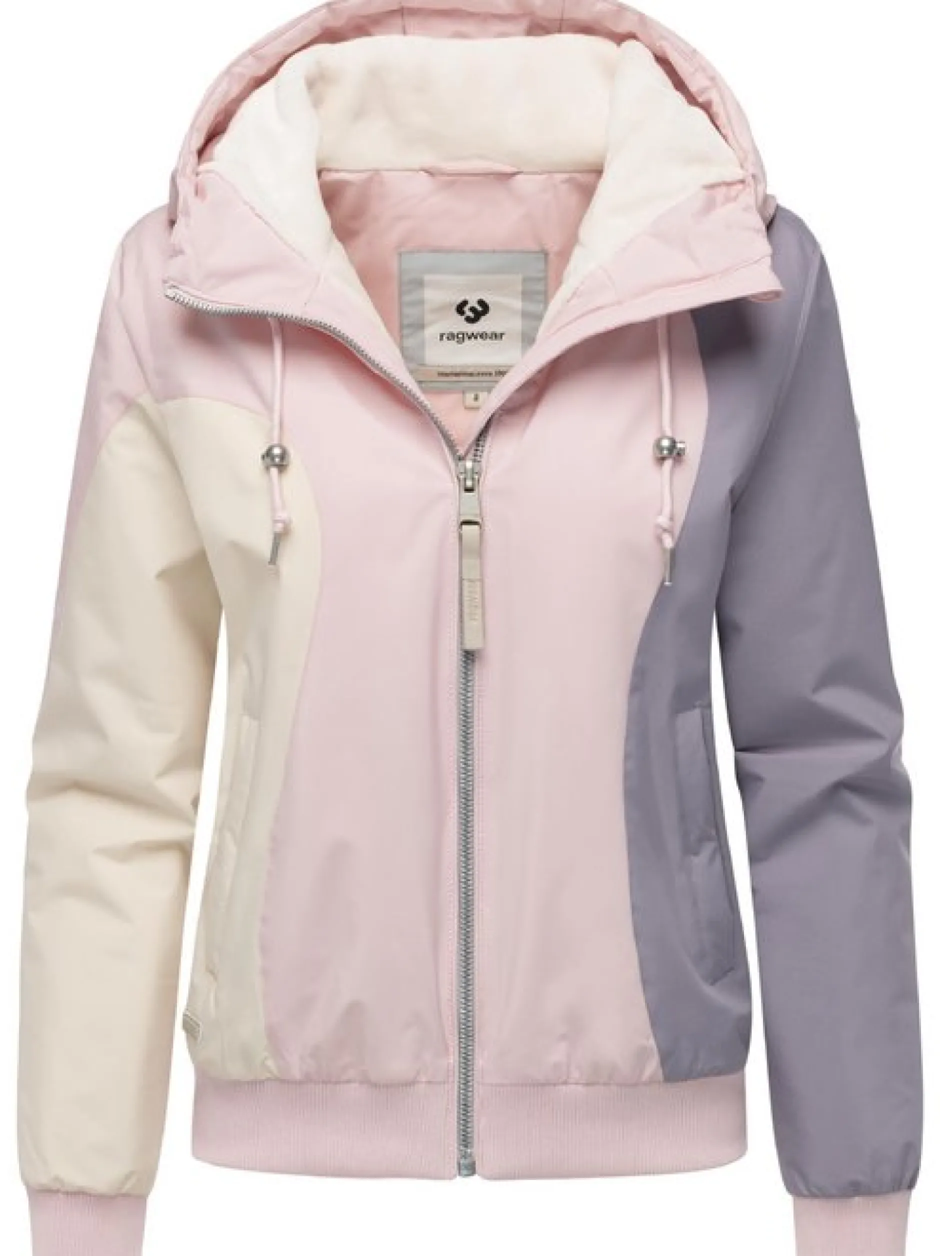 Ragwear Damen Bomberjacke - Oggie Block Warm YOUMODO in rosa