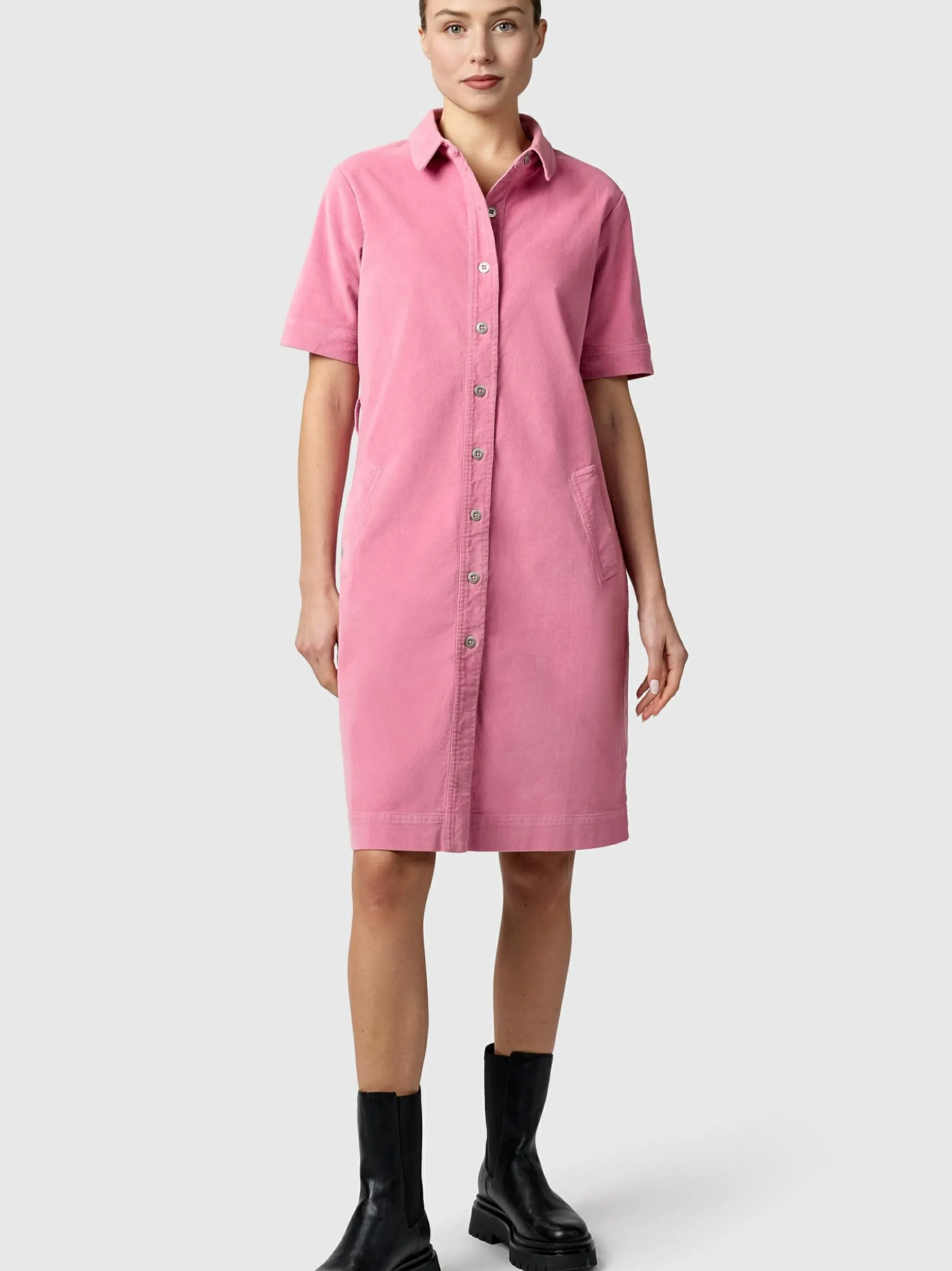 Ragwear Damen Cordkleid - YOUMODO in rosa