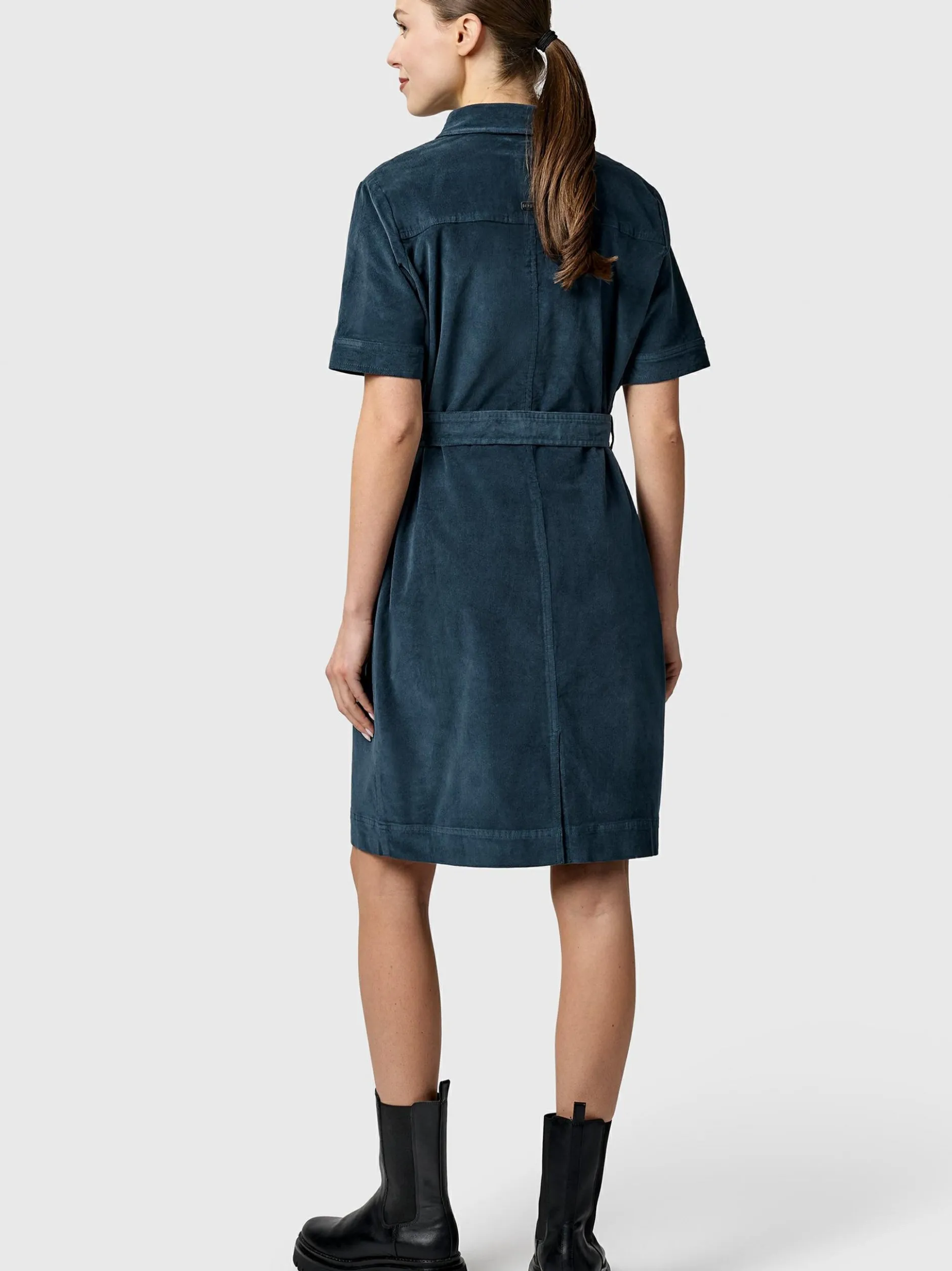 Ragwear Damen Cordkleid - YOUMODO in petrol