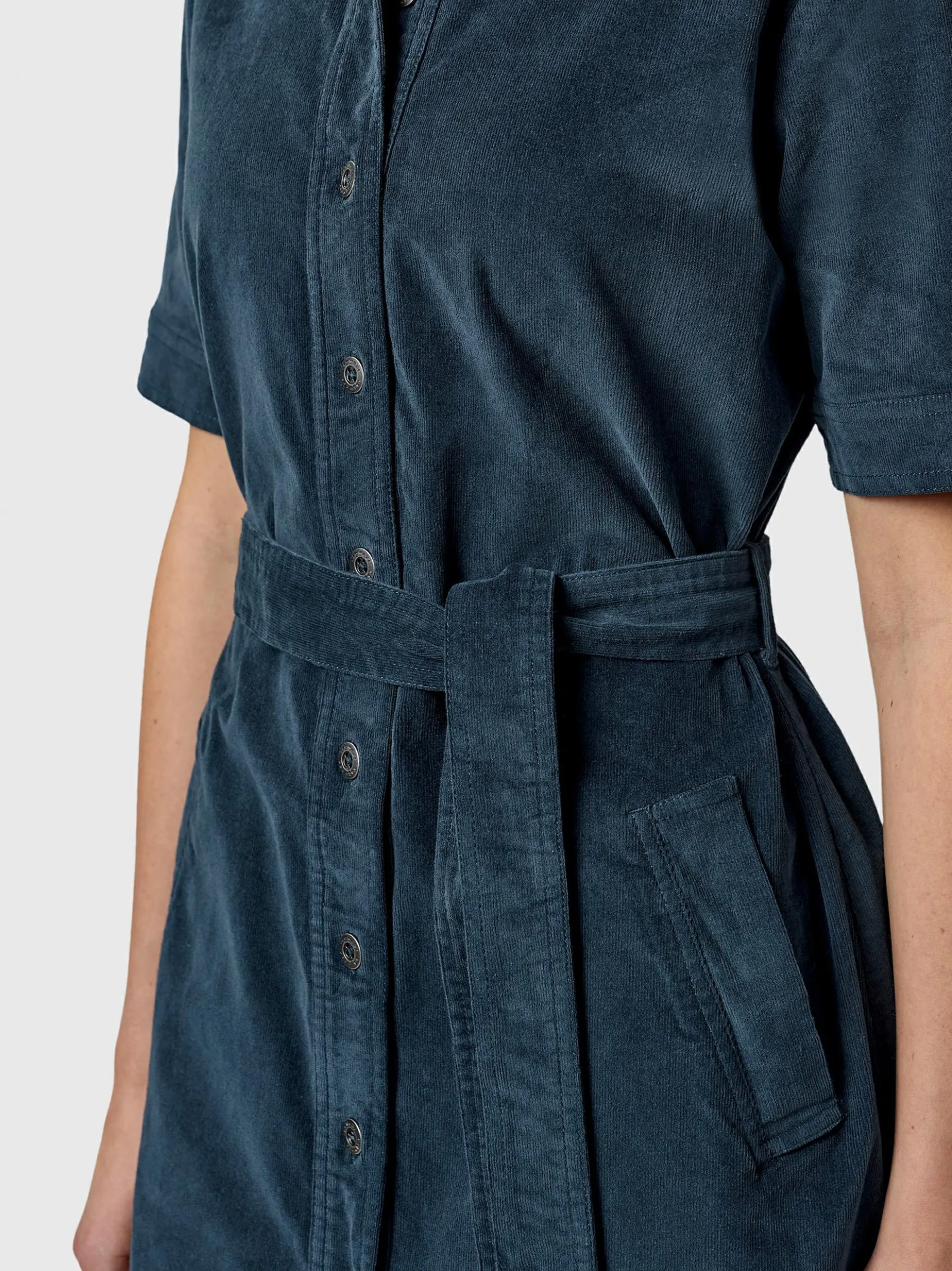 Ragwear Damen Cordkleid - YOUMODO in petrol