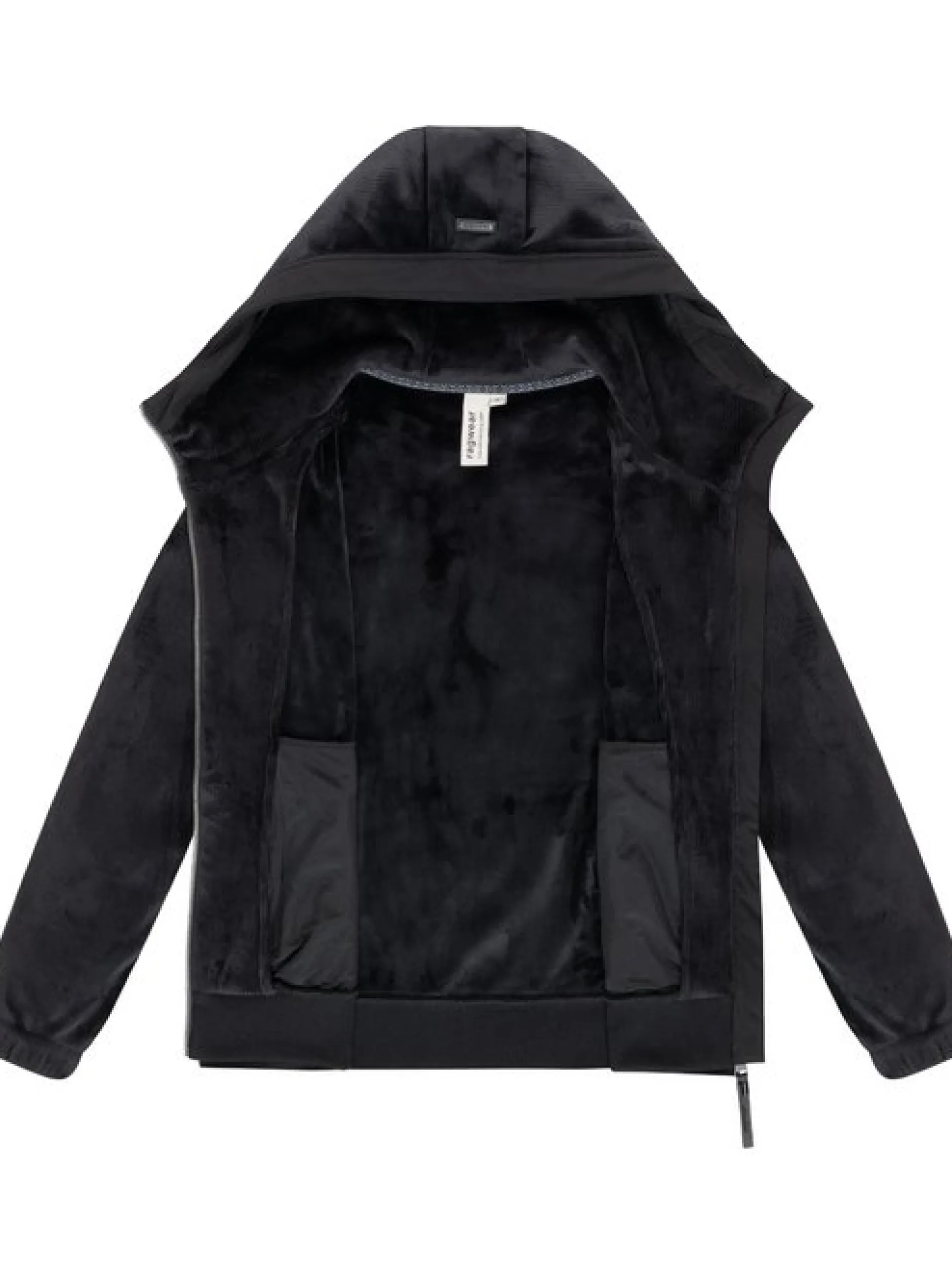 Ragwear Damen Fleecejacke - Cousy Short Bonded in schwarz
