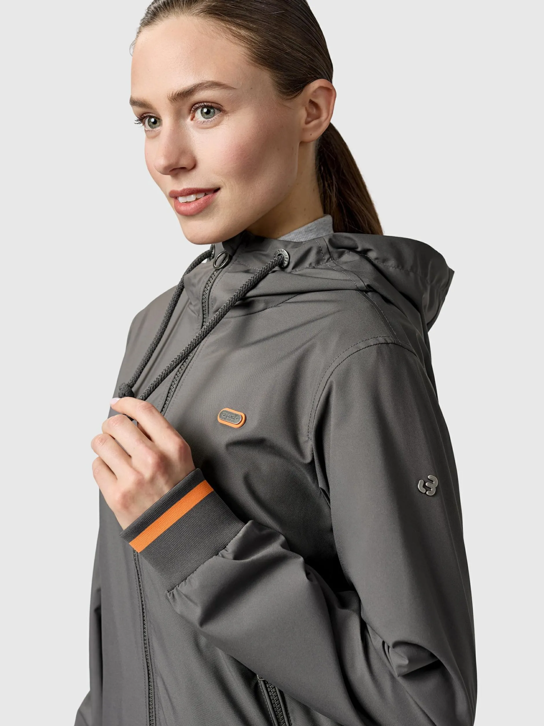 Ragwear Damen Funktionsjacke - Oggie Sporty YOUMODO in grau