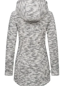 Ragwear Damen Longstrickjacke - Leysha Melange in grau