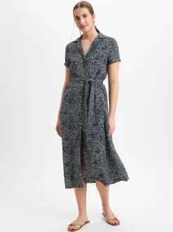 Ragwear Damen Maxikleid - Sawira Long in marine beige