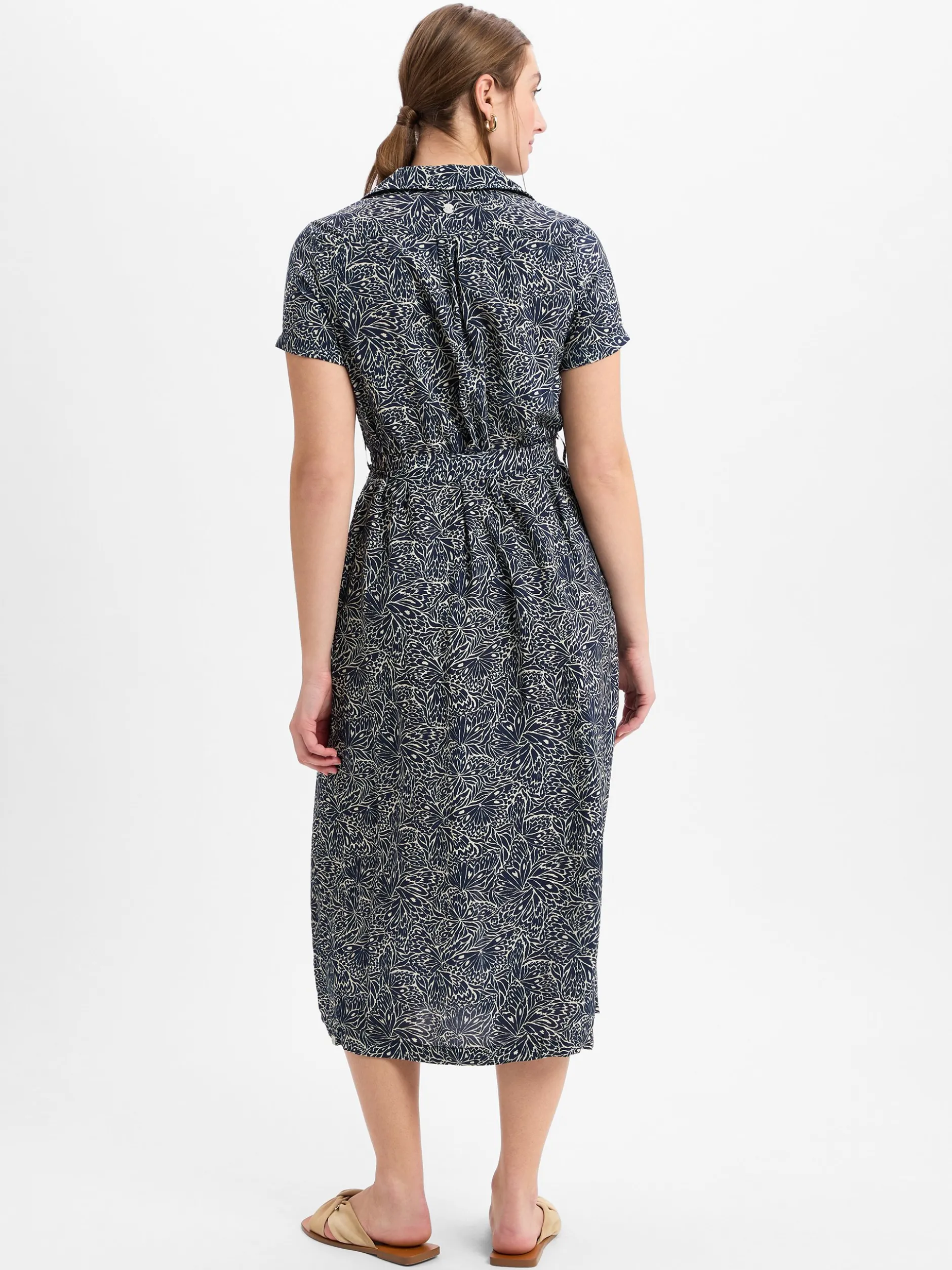Ragwear Damen Maxikleid - Sawira Long in marine beige